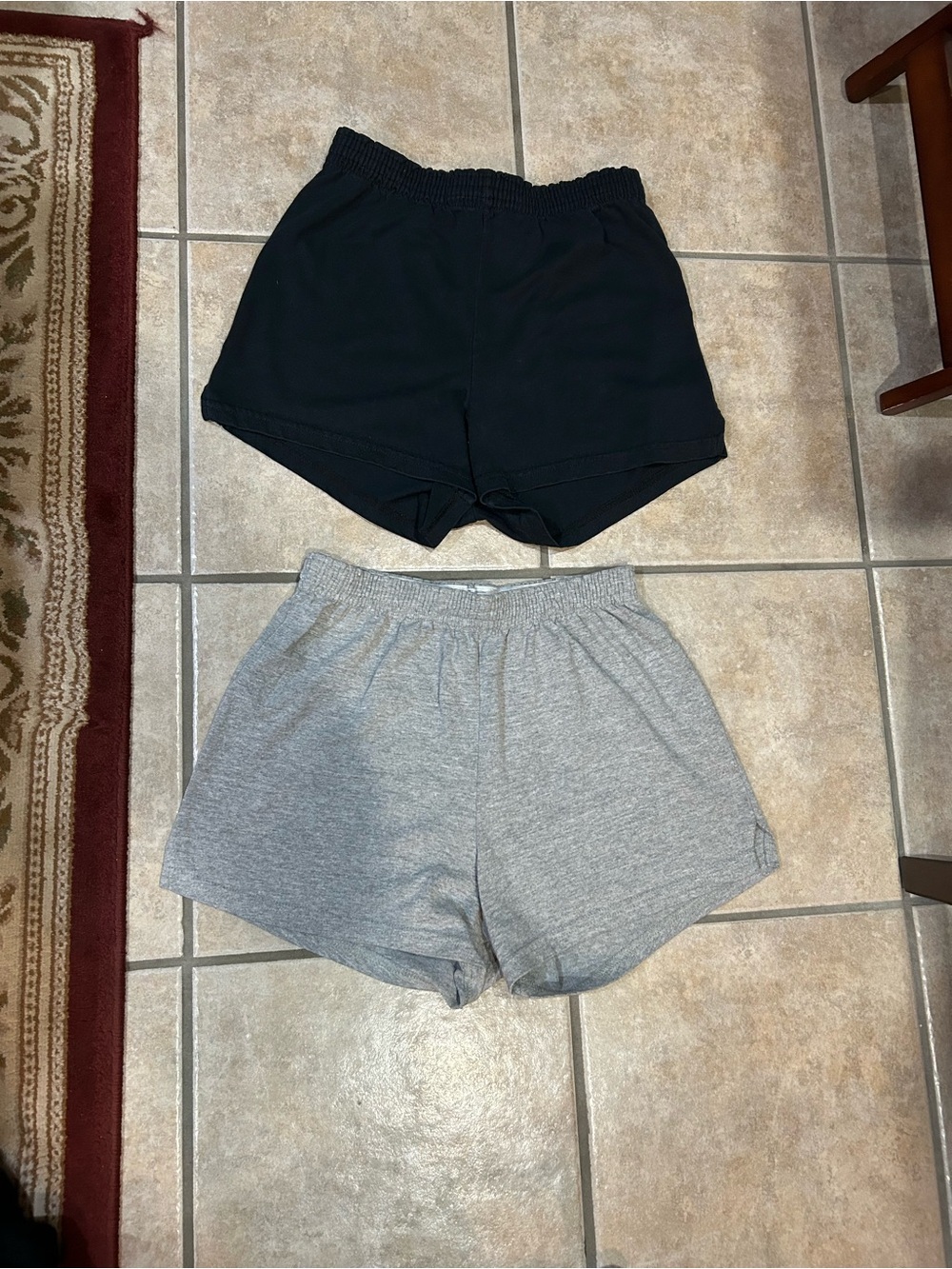 Soffe Women's Athletic Shorts - Black & Gray Pack